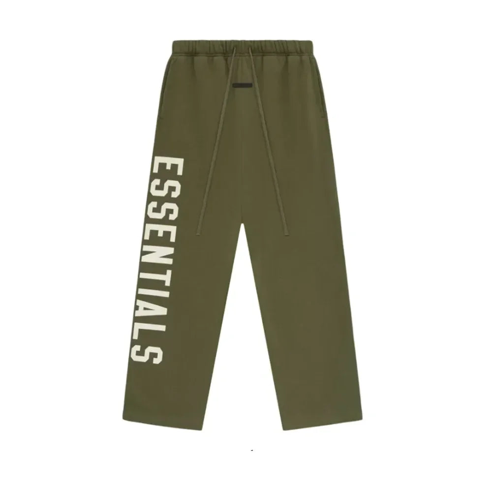 Fear of God Essentials Fleece Relaxed Sweatpant Military - AFV Clothes