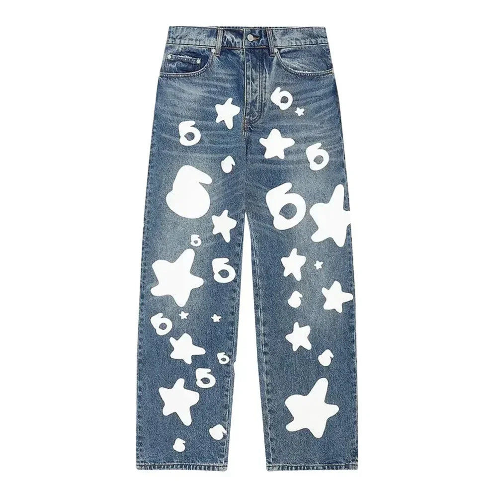 Sp5der Beluga Wash Denim Light Indigo Wash - AFV Clothes