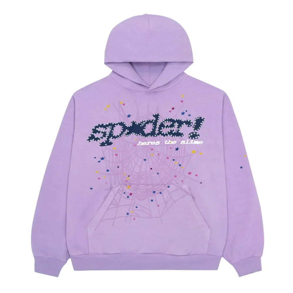 Sp5der Açaà Hoodie Purple
