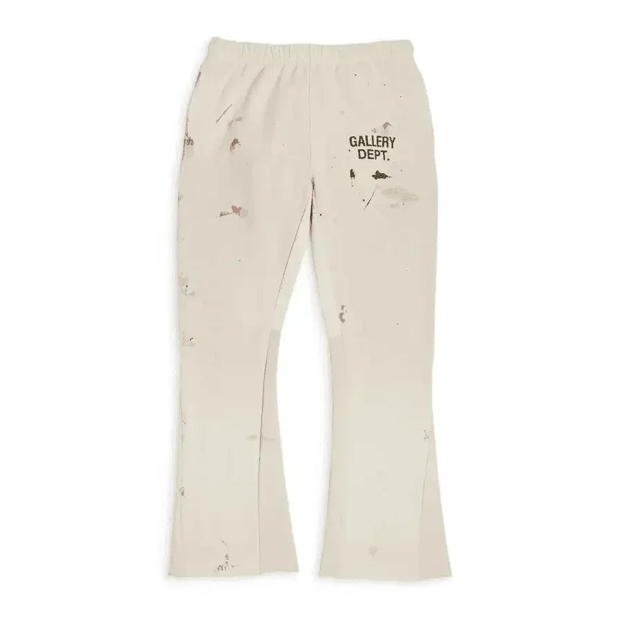 Gallery Dept. GD Painted Flare Sweatpant White - AFV Clothes