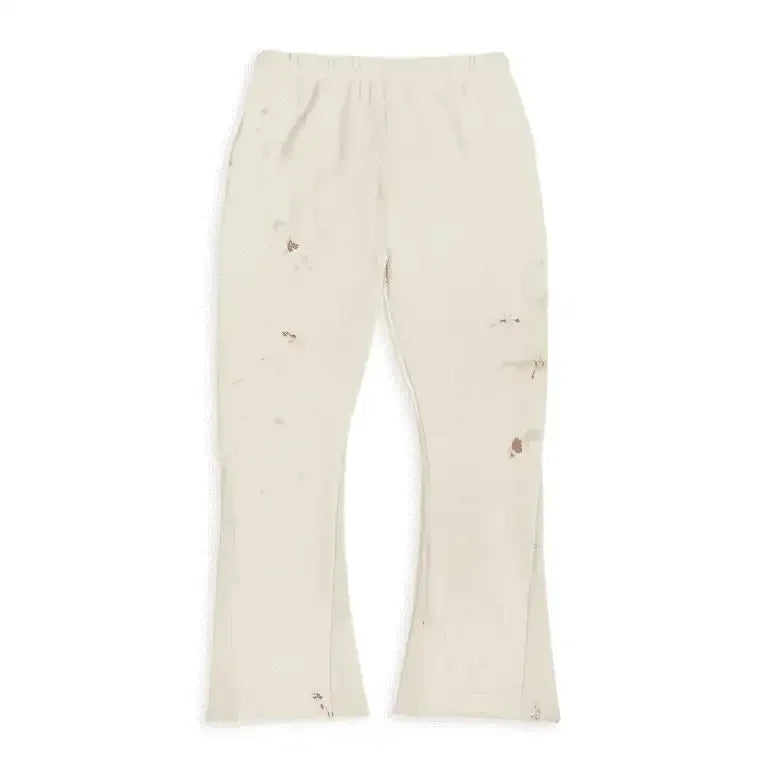 Gallery Dept. GD Painted Flare Sweatpant White - AFV Clothes