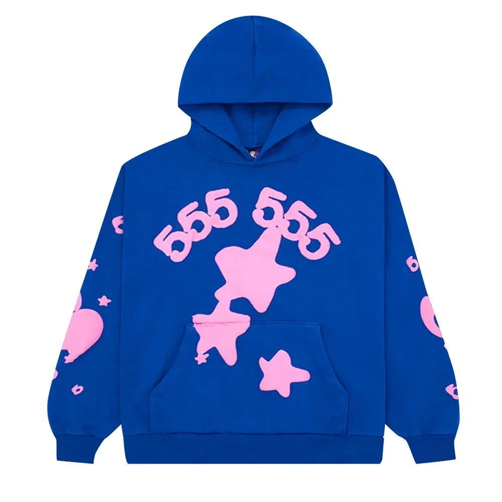 Sp5der Beluga Hoodie Blue 
